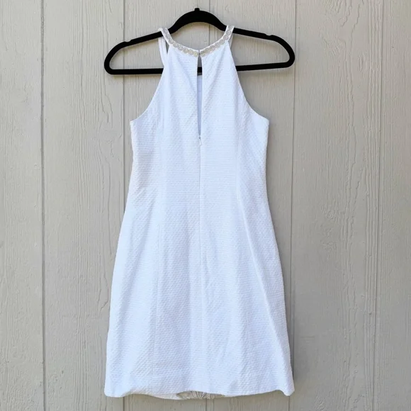 Lilly Pulitzer Pearl Shift White Dress Size 0 - Picture 7 of 7